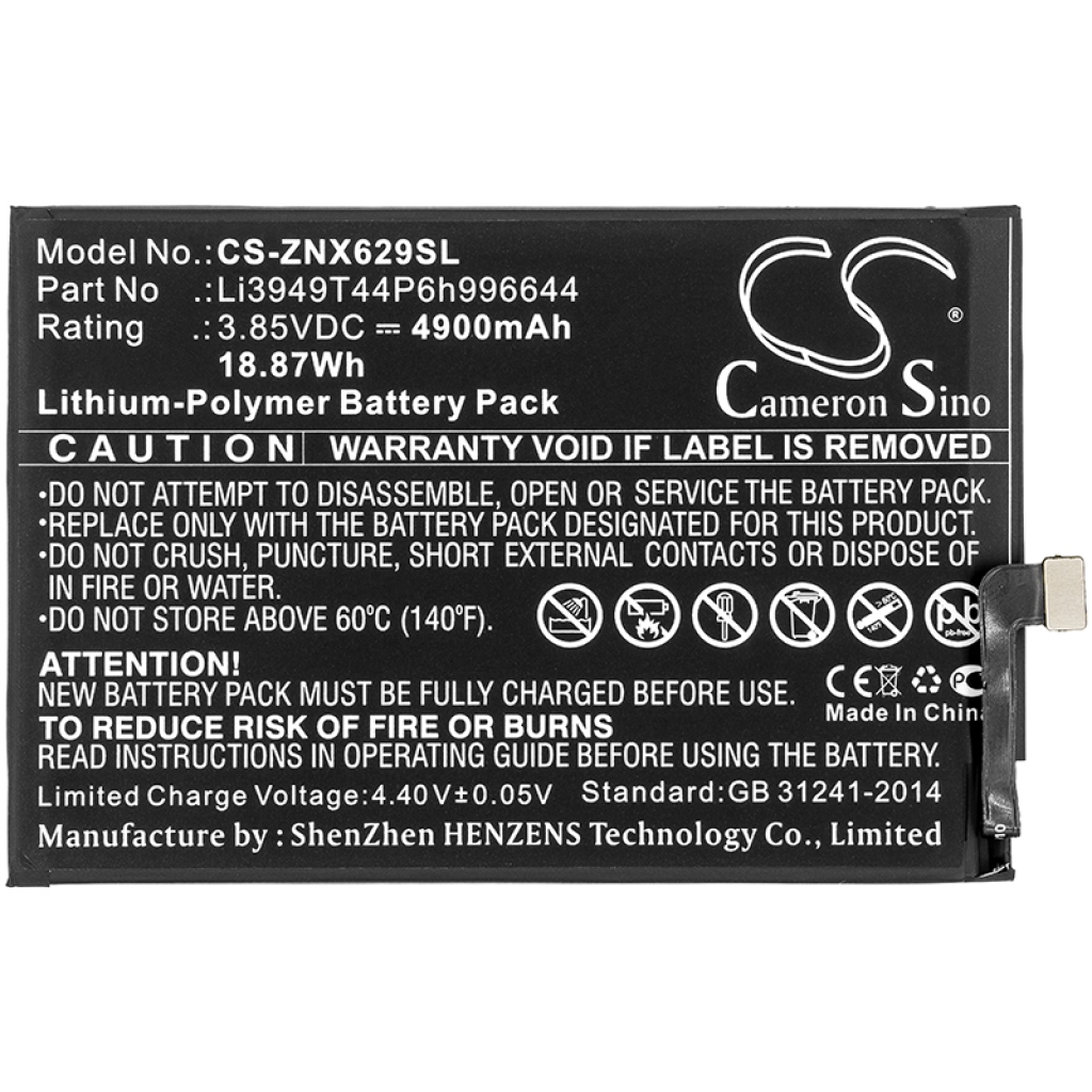 Batteria del telefono cellulare Nubia CS-ZNX629SL