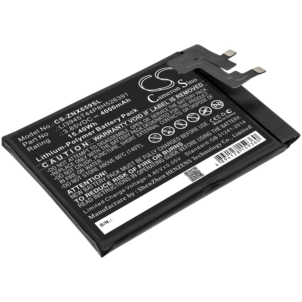 Batteria del telefono cellulare ZTE CS-ZNX659SL