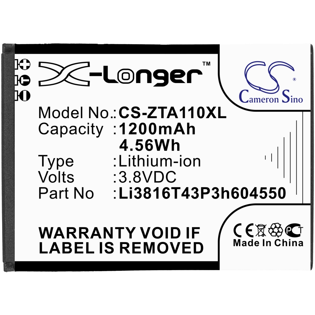 Batterie Sostituisce Li3816T43P3h604550