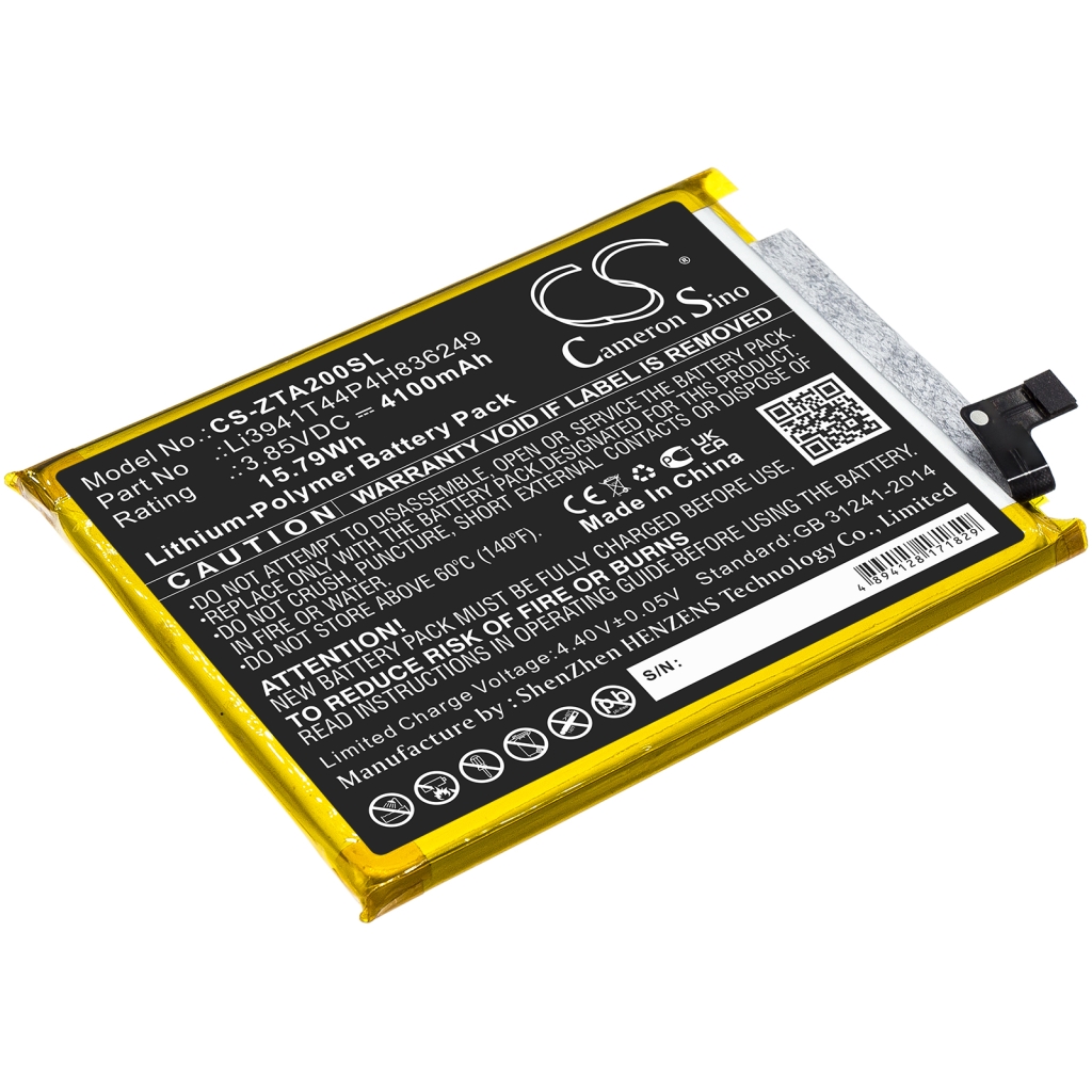 Batteria del telefono cellulare ZTE A2121G (CS-ZTA200SL)