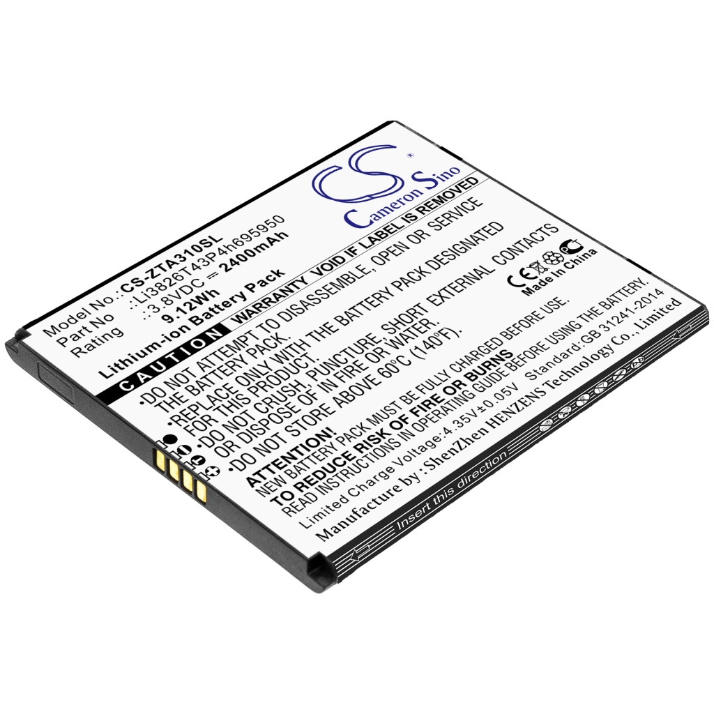 Batteria del telefono cellulare ZTE Blade A3 2020T (CS-ZTA310SL)