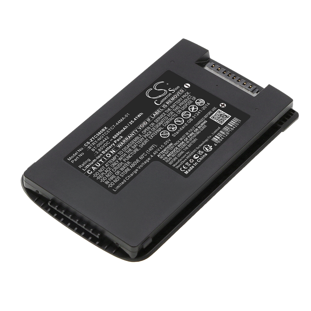 Codice a barre, batteria dello scanner Zebra CS-ZTC580BX