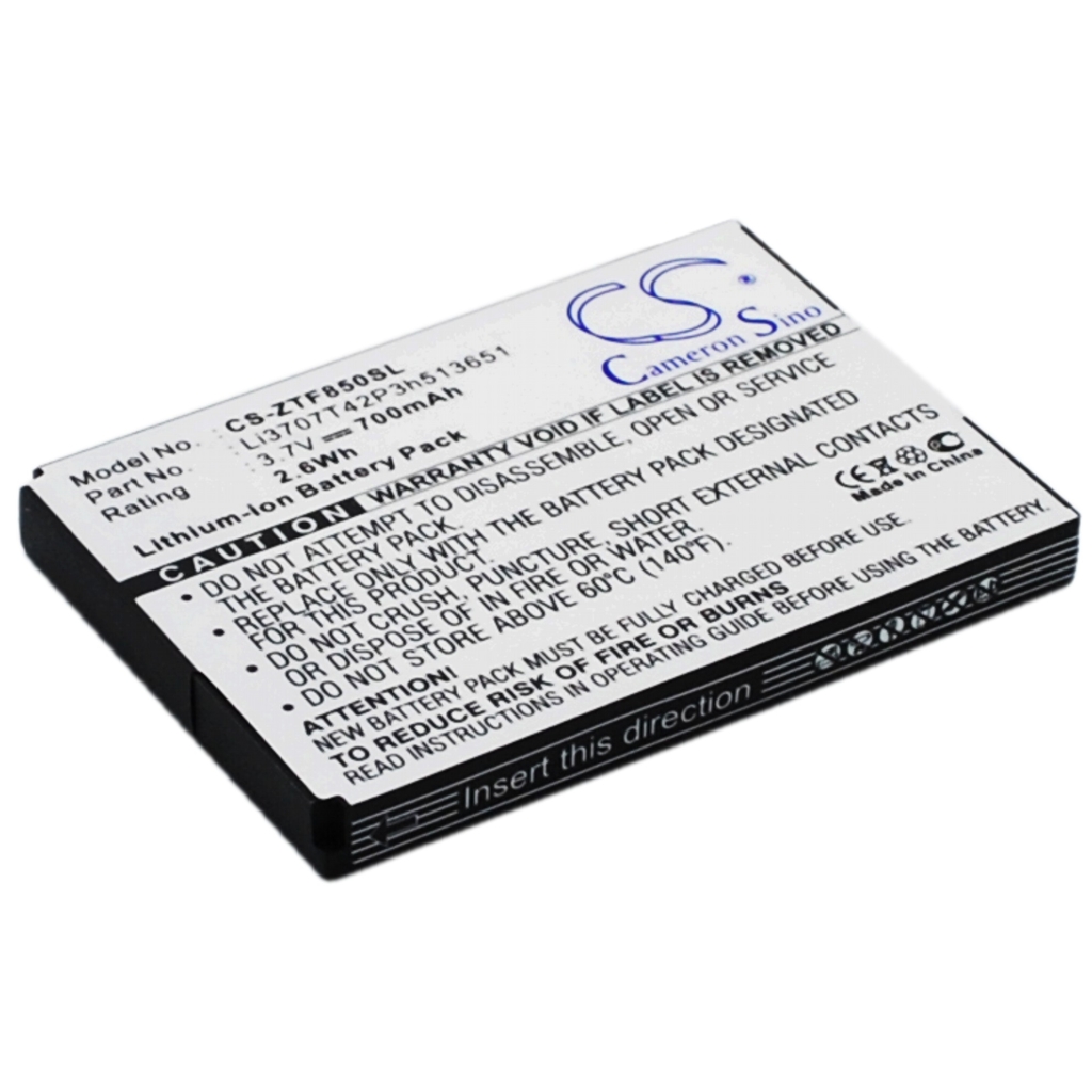 Batterie Sostituisce Li3707T42P3h513651