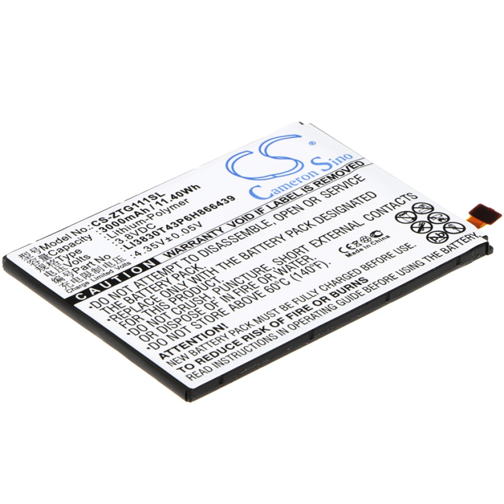 Batteria del telefono cellulare ZTE N9518 (CS-ZTG111SL)