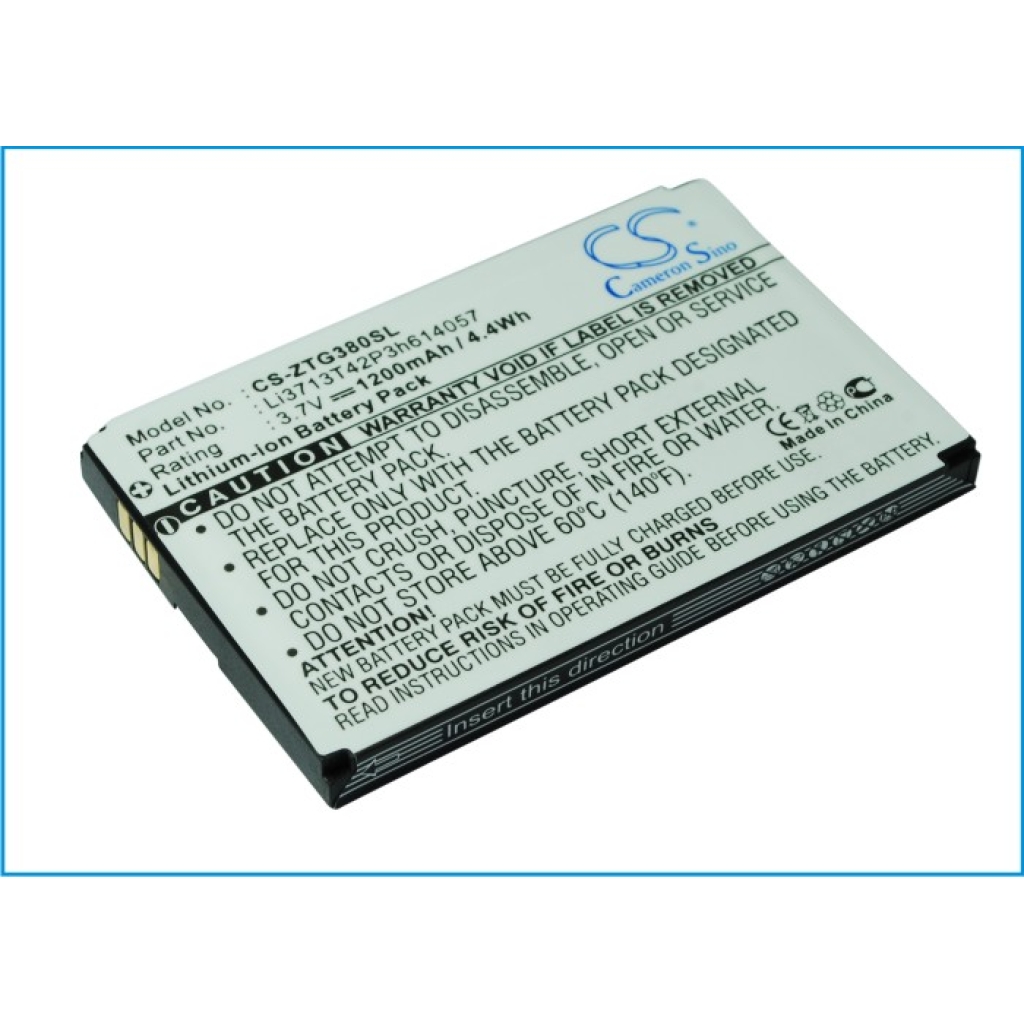 Battery Replaces Li3713T42P3h614057