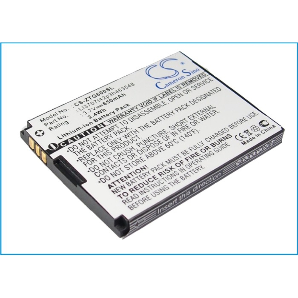 Battery Replaces Li3704T42P3h463548