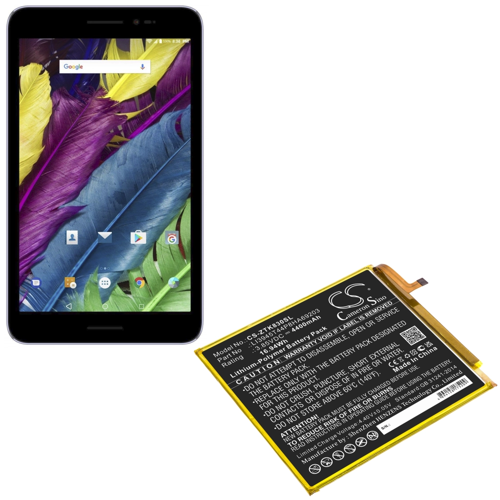 Batteria compressa ZTE Grand X View 2 (CS-ZTK830SL)