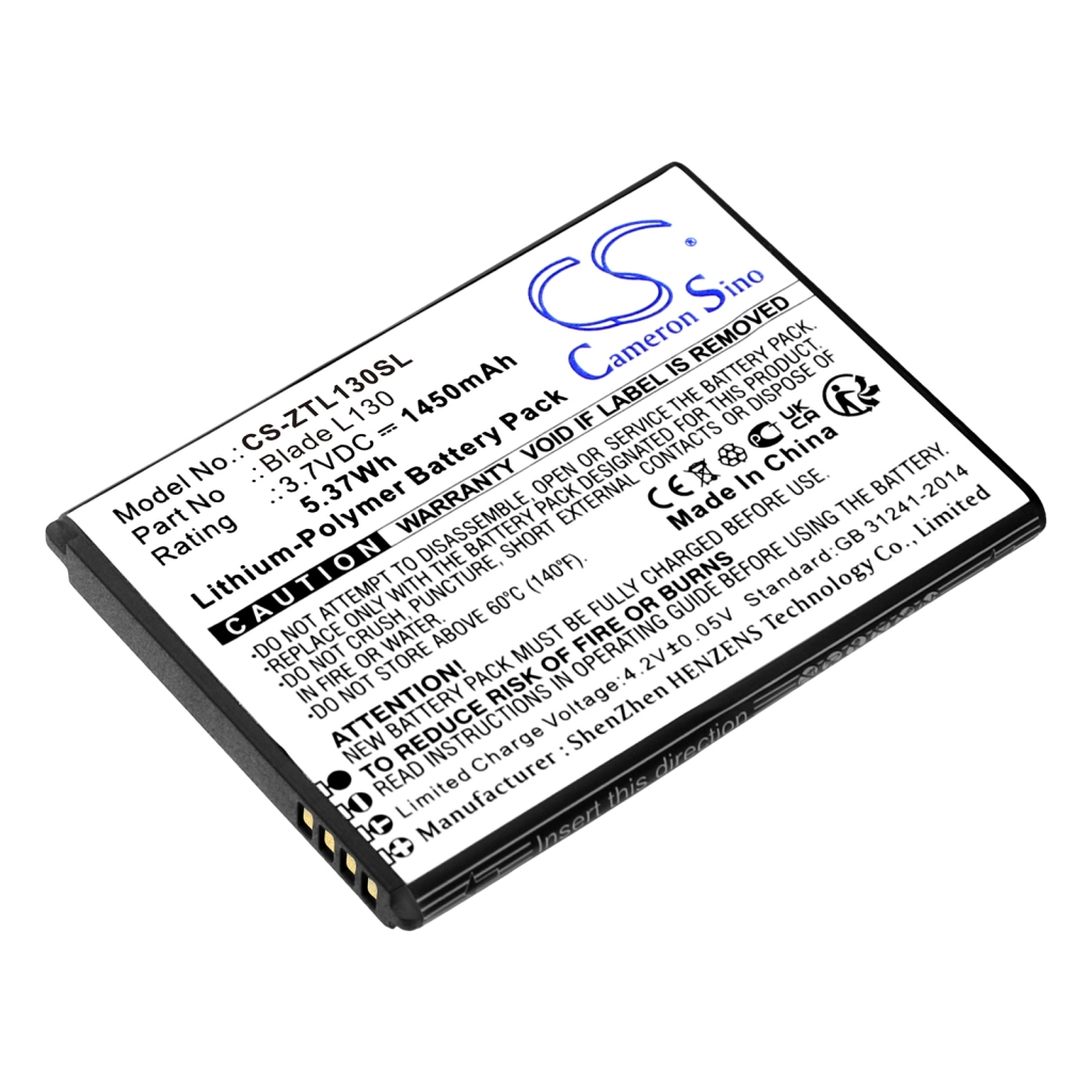 Batteria del telefono cellulare ZTE GRAND MAX (CS-ZTL130SL)