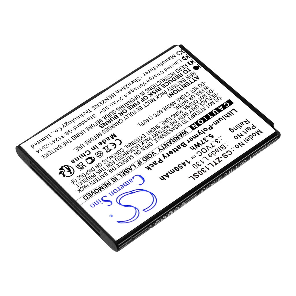 Sostituzione della batteria compatibile per ZTE LI3816T43P4H604550