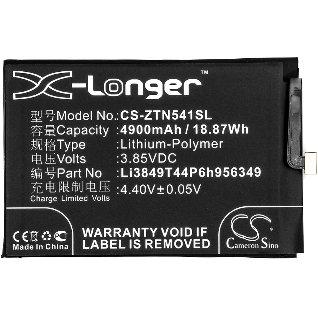 Batterie Sostituisce Li3849T44P6h956349