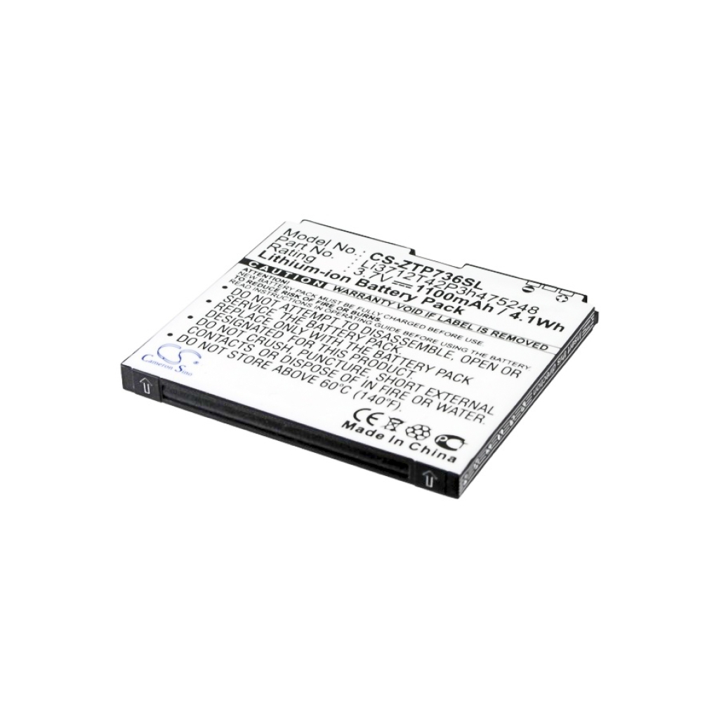 Sostituzione della batteria compatibile per ZTE LI3712T42P3H475248