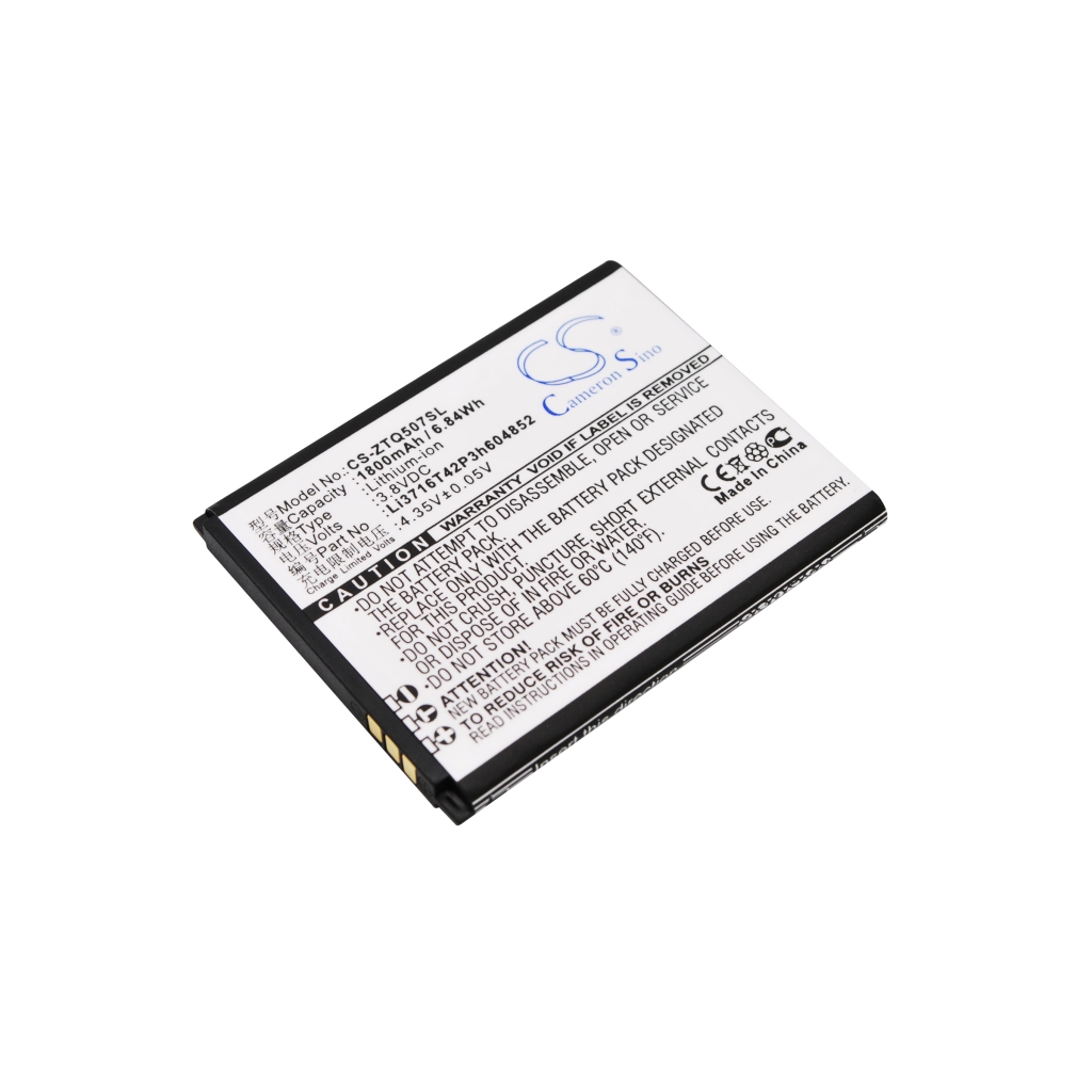 Sostituzione della batteria compatibile per ZTE LI3716T42P3H604852