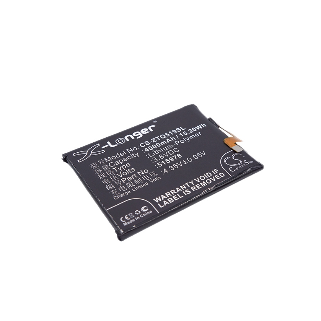 Batteria del telefono cellulare ZTE E169-515978 (CS-ZTQ519SL)