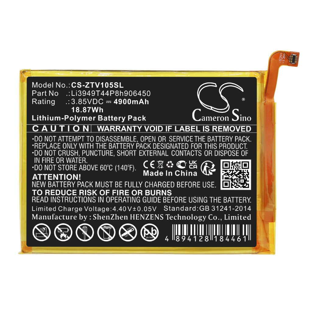 Batteria del telefono cellulare ZTE Blade V2020 Smart (CS-ZTV105SL)