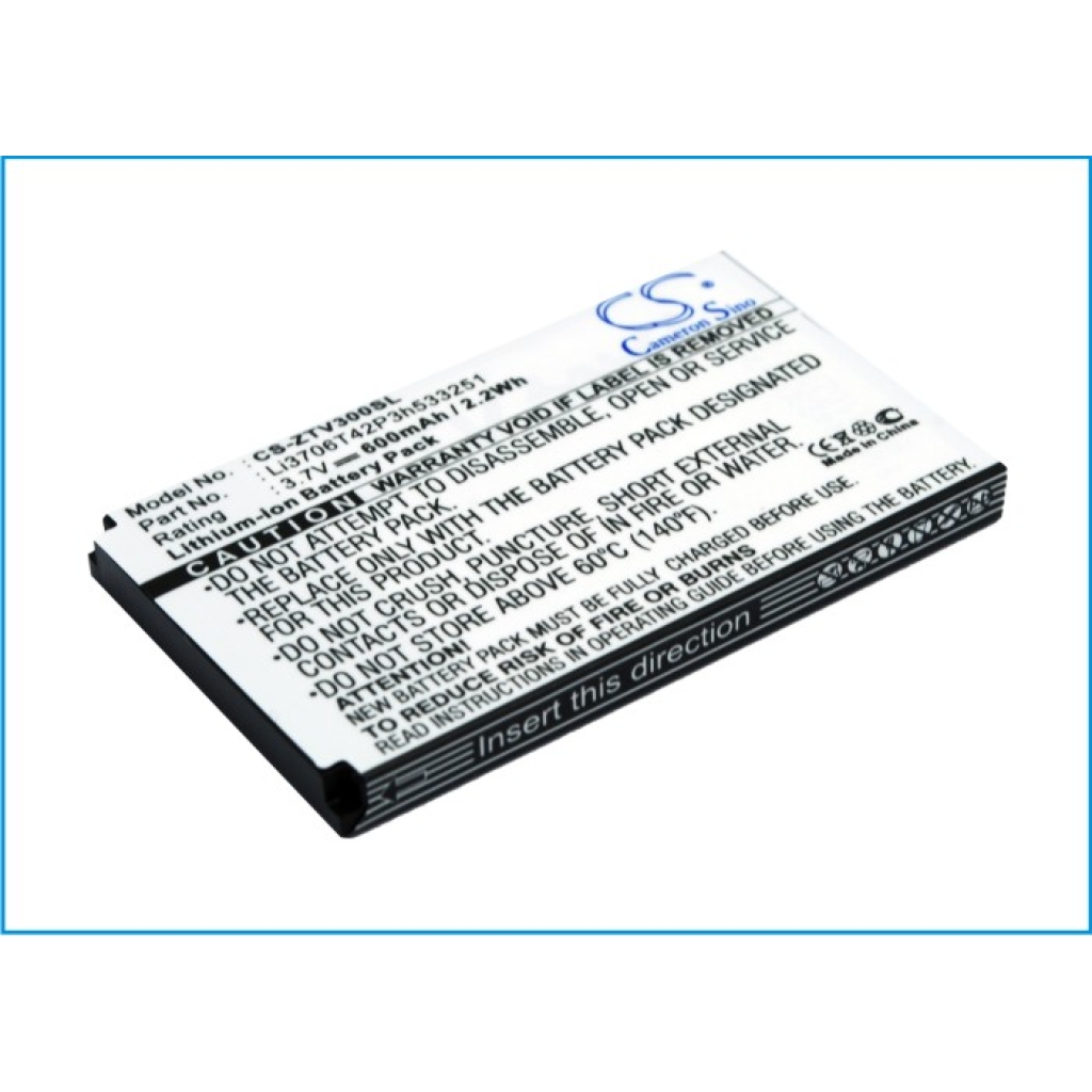 Batterie Sostituisce Li3706T42P3h533251