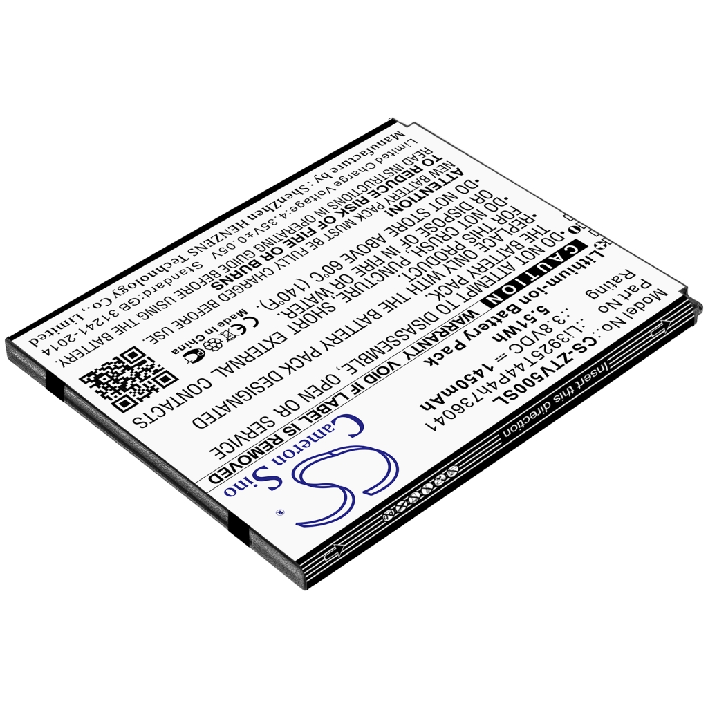 Batteria del telefono cellulare ZTE VZW-Z839PP (CS-ZTV500SL)