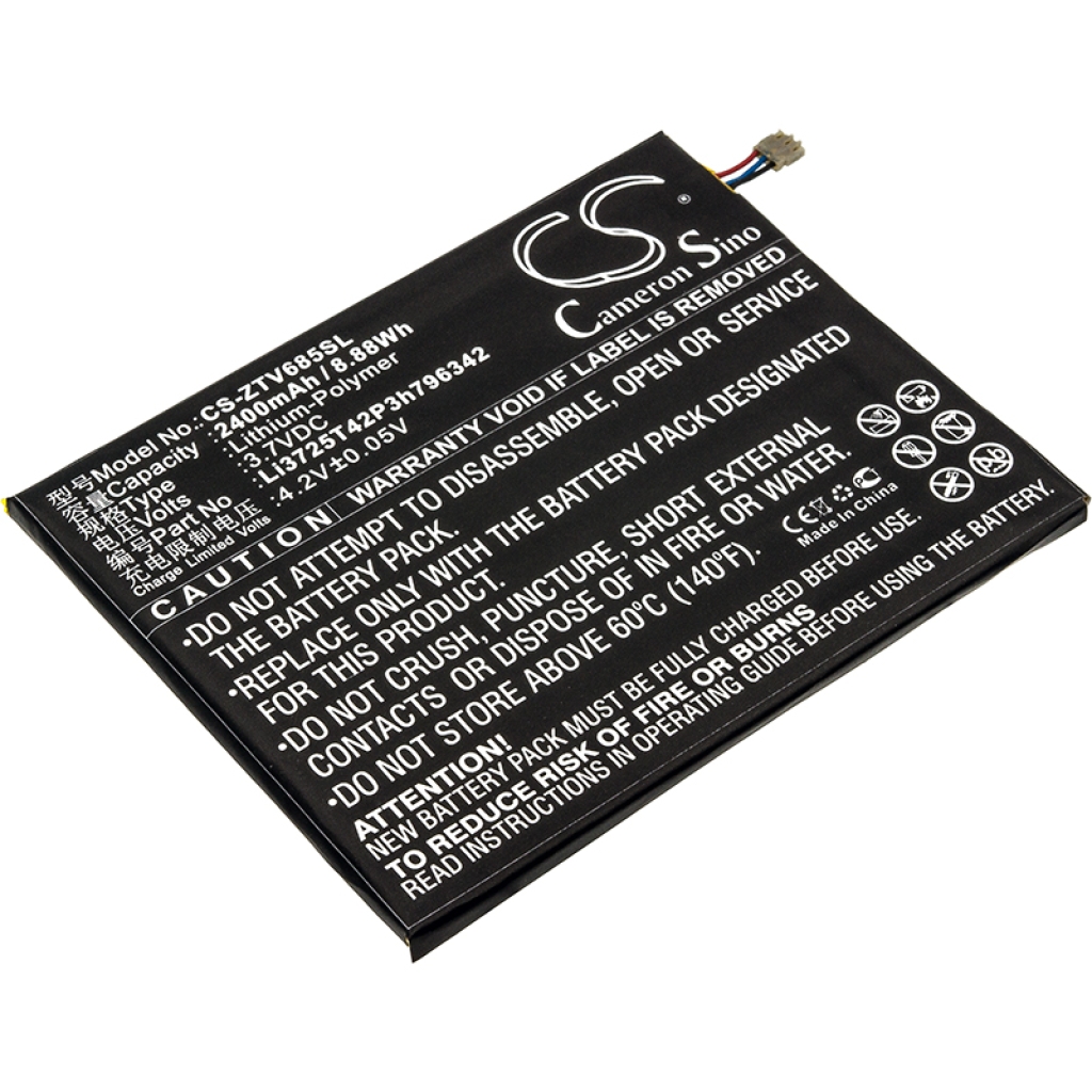 Sostituzione della batteria compatibile per ZTE LI3725T42P3H796342