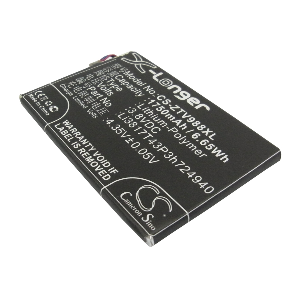 Batteria del telefono cellulare NET10 Z753G (CS-ZTV988XL)