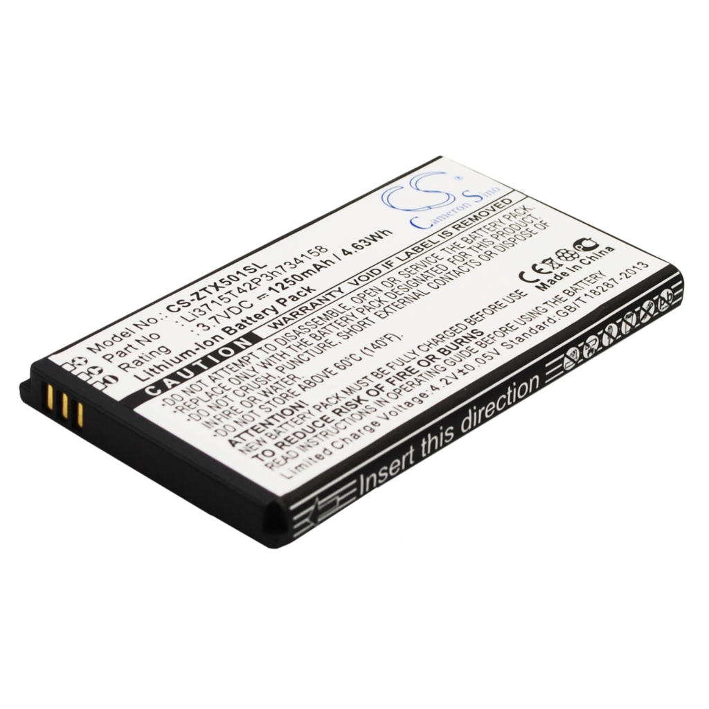 Sostituzione della batteria compatibile per ZTE LI3715T42P3H734158