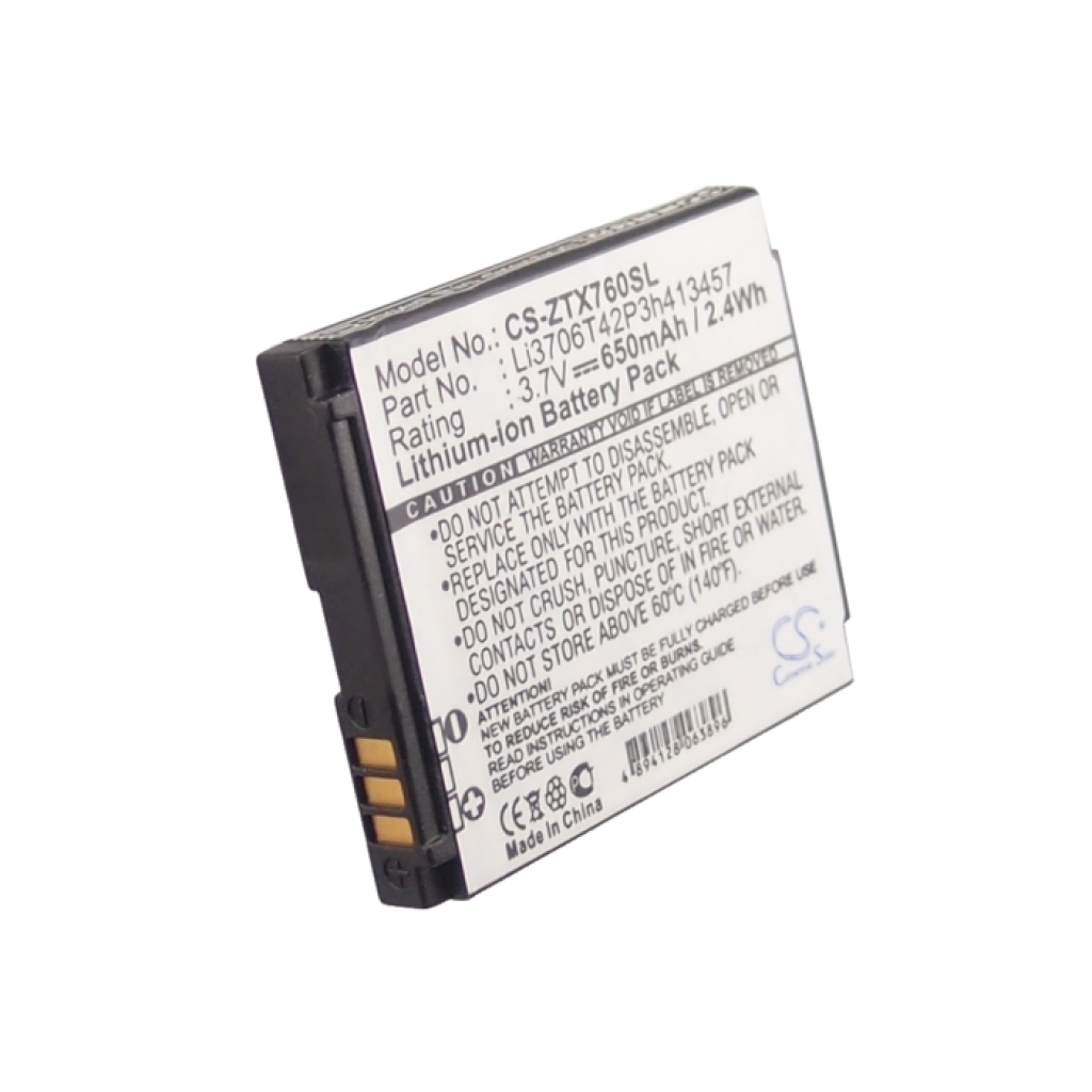 Batteria del telefono cellulare ZTE X761