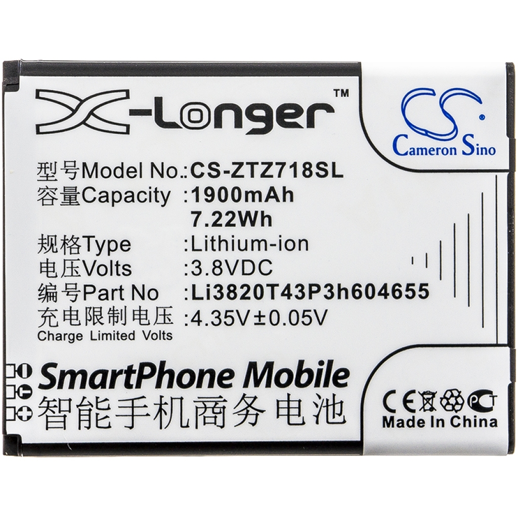 Batteria del telefono cellulare ZTE Jasper (CS-ZTZ718SL)