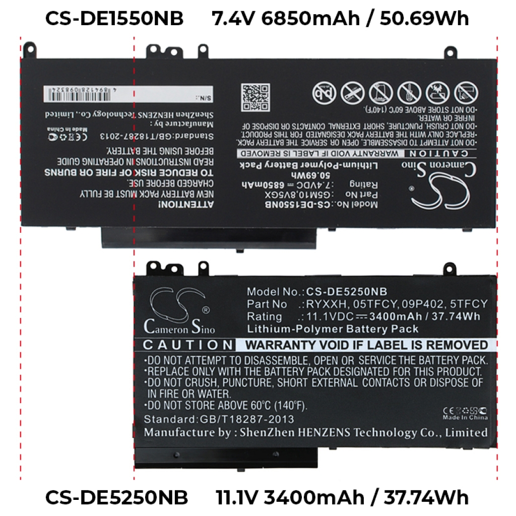 Batterie Sostituisce 451-BBUL