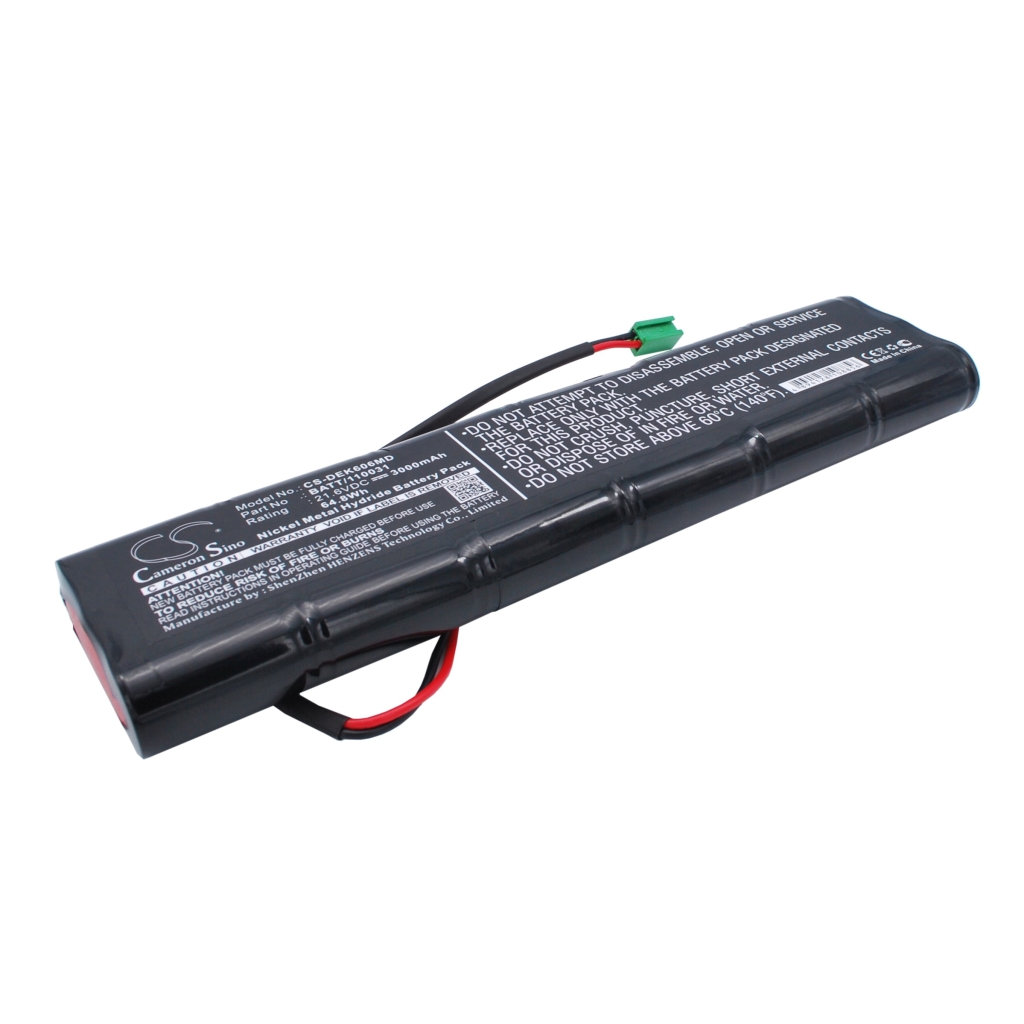Sostituzione della batteria compatibile per Hellige 110031,120031,BATT/110031