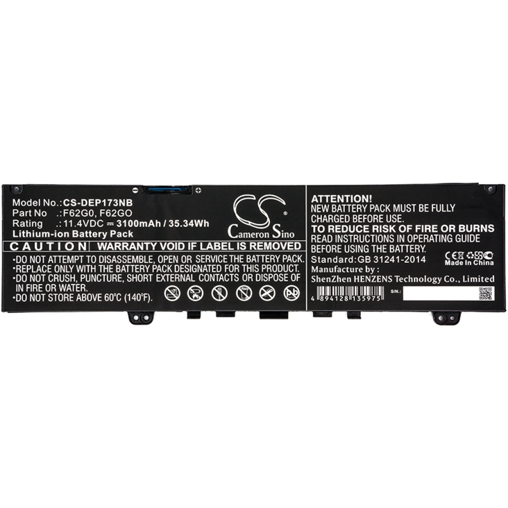 Batterie Sostituisce F62GO