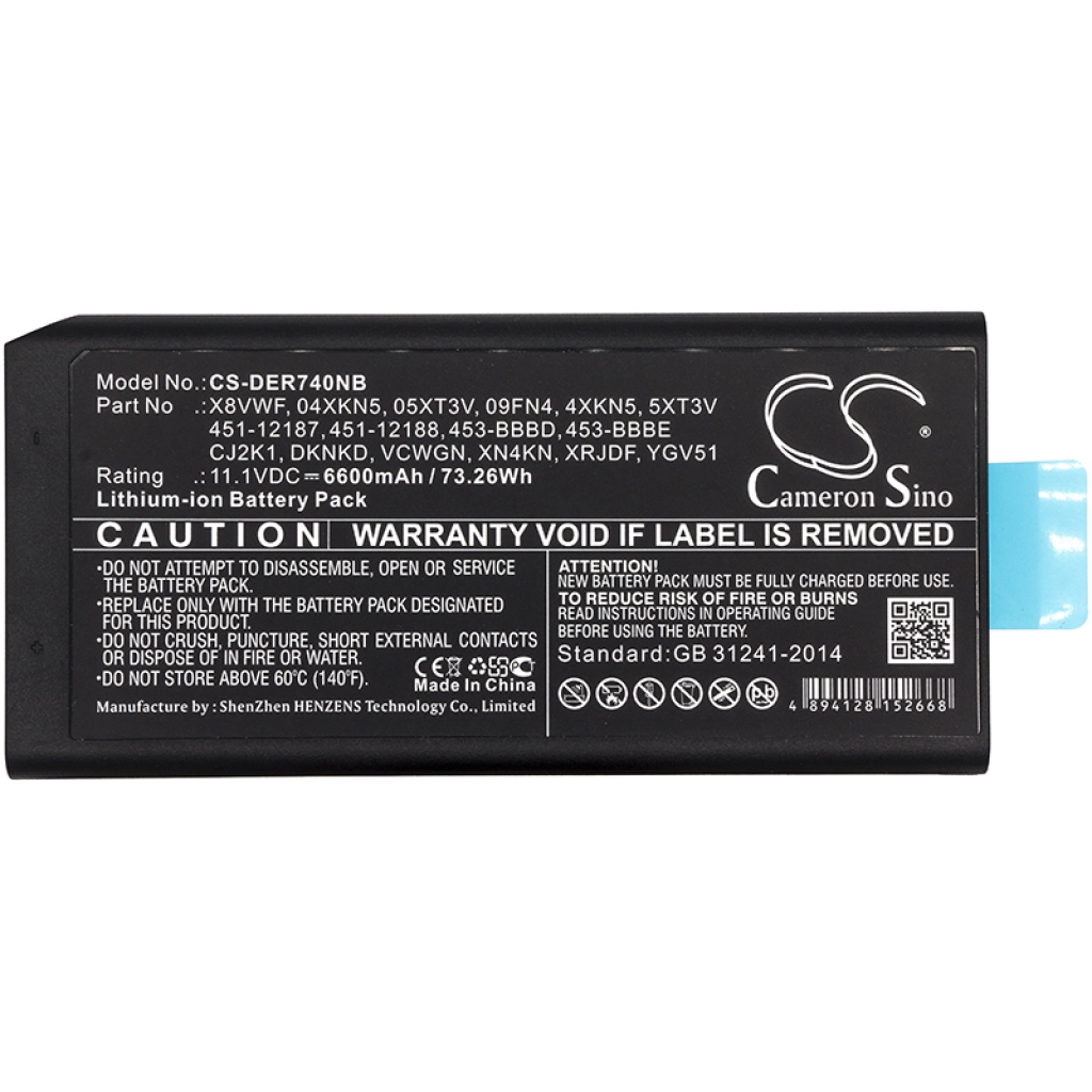 Batterie Sostituisce 451-12188