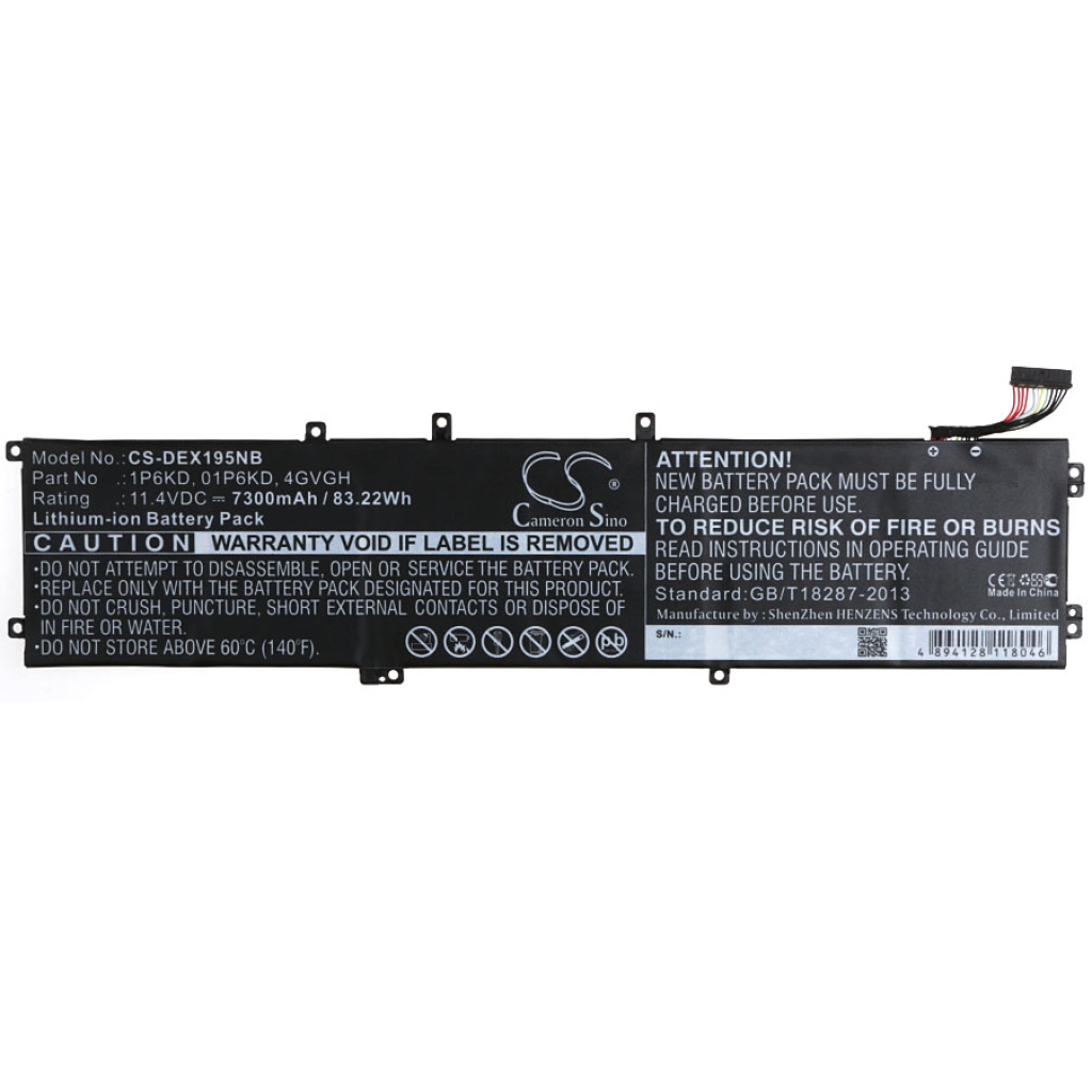 Batterie Sostituisce 4GVGH
