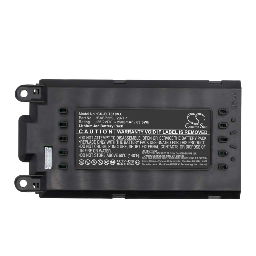 Batteria per Casa Intelligente Electrolux WQ81-PALRG (90027767900) (CS-ELT810VX)