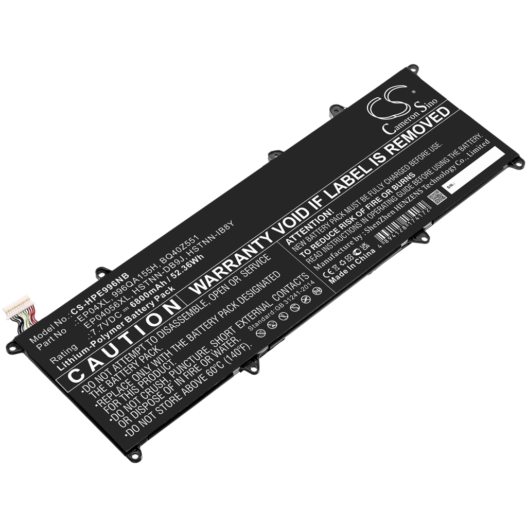 Batterie Sostituisce BQ40Z551