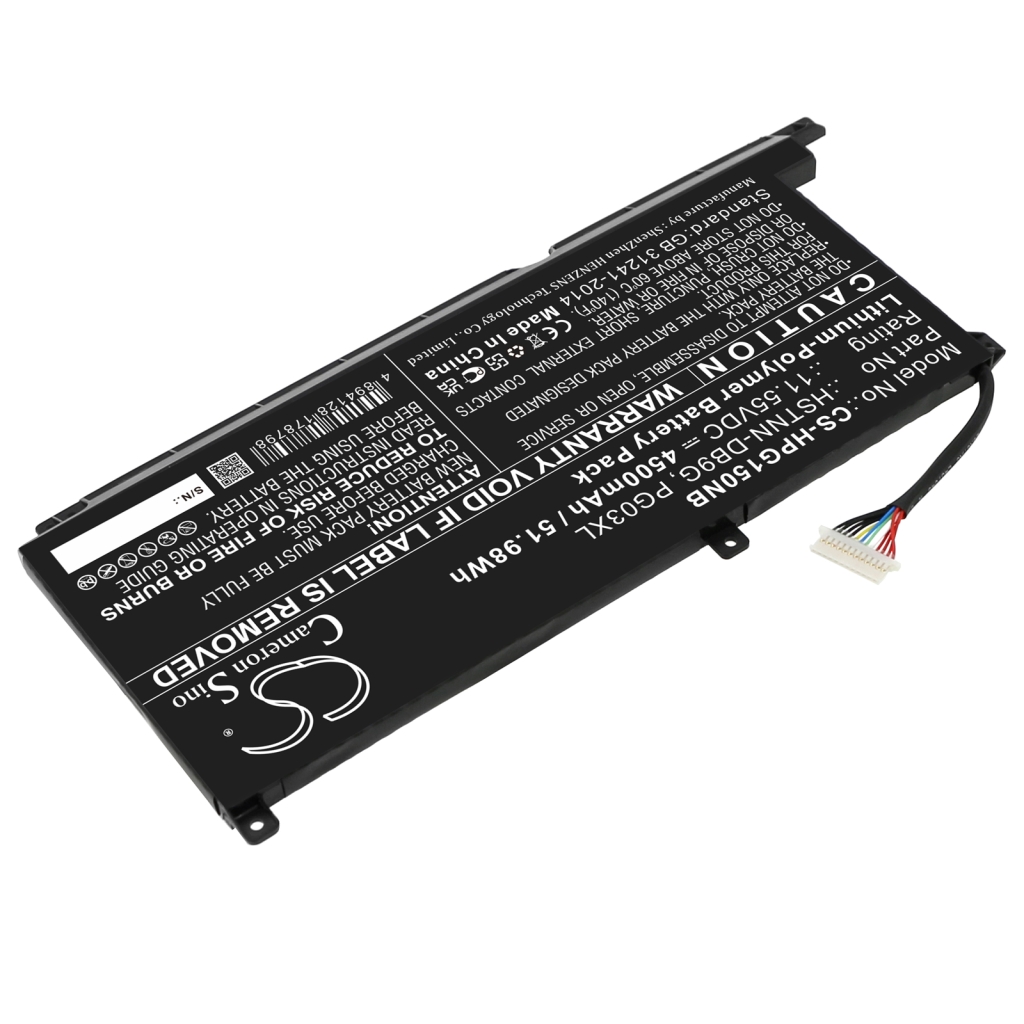 Batterie Sostituisce PG03052XL