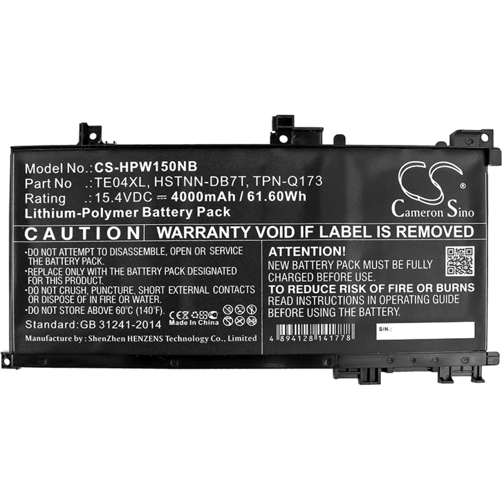 Batterie Sostituisce HSTNN-DB8T