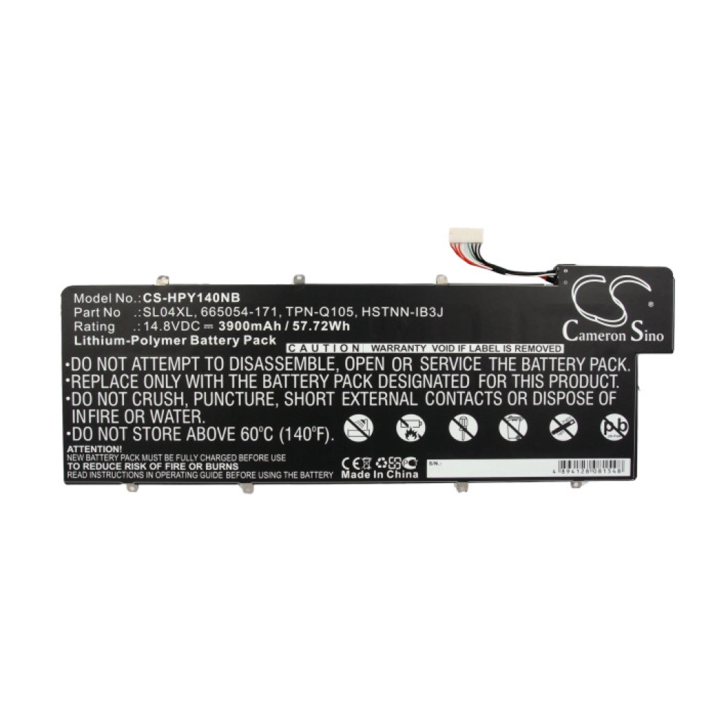 Batterie Sostituisce 665054-171