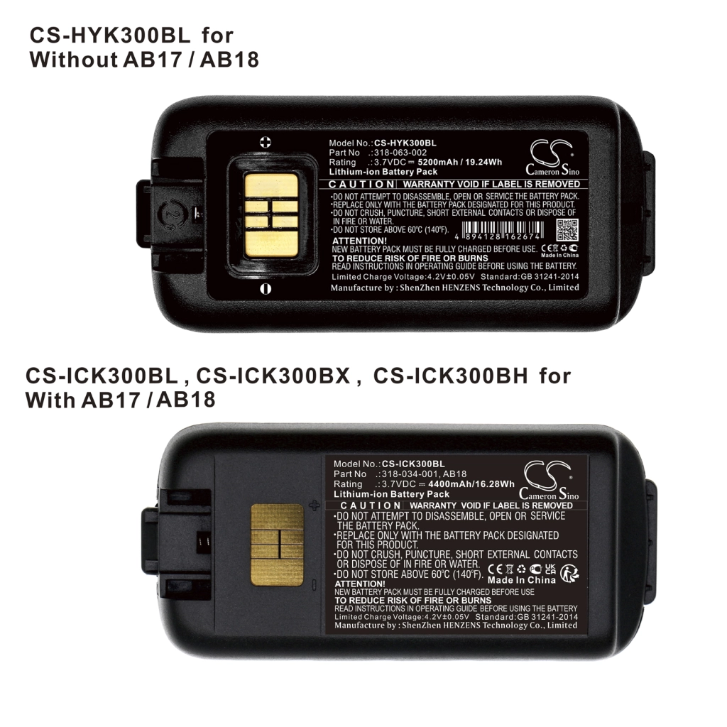 Batterie Sostituisce 318-034-003