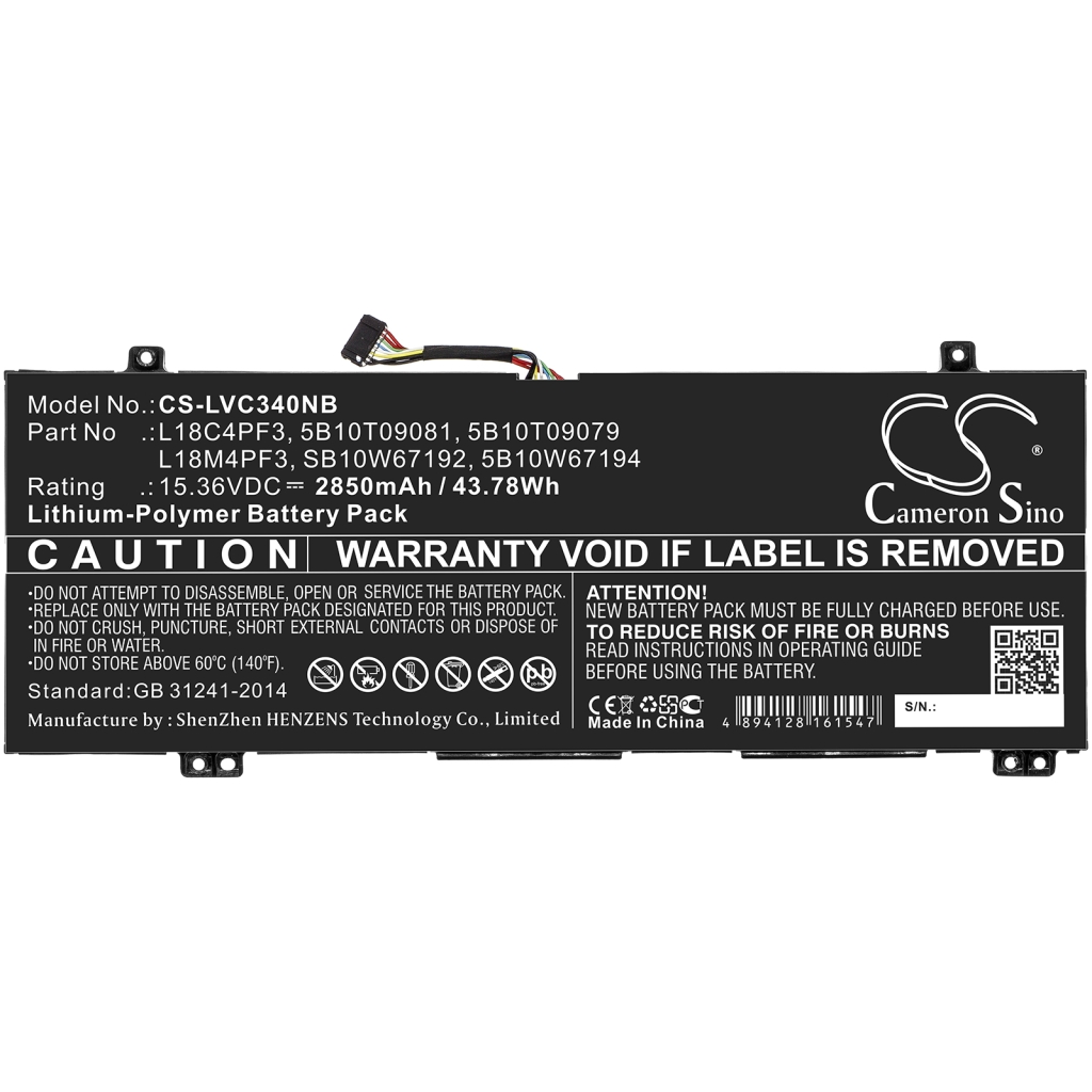 Batterie Sostituisce 5B10W67217