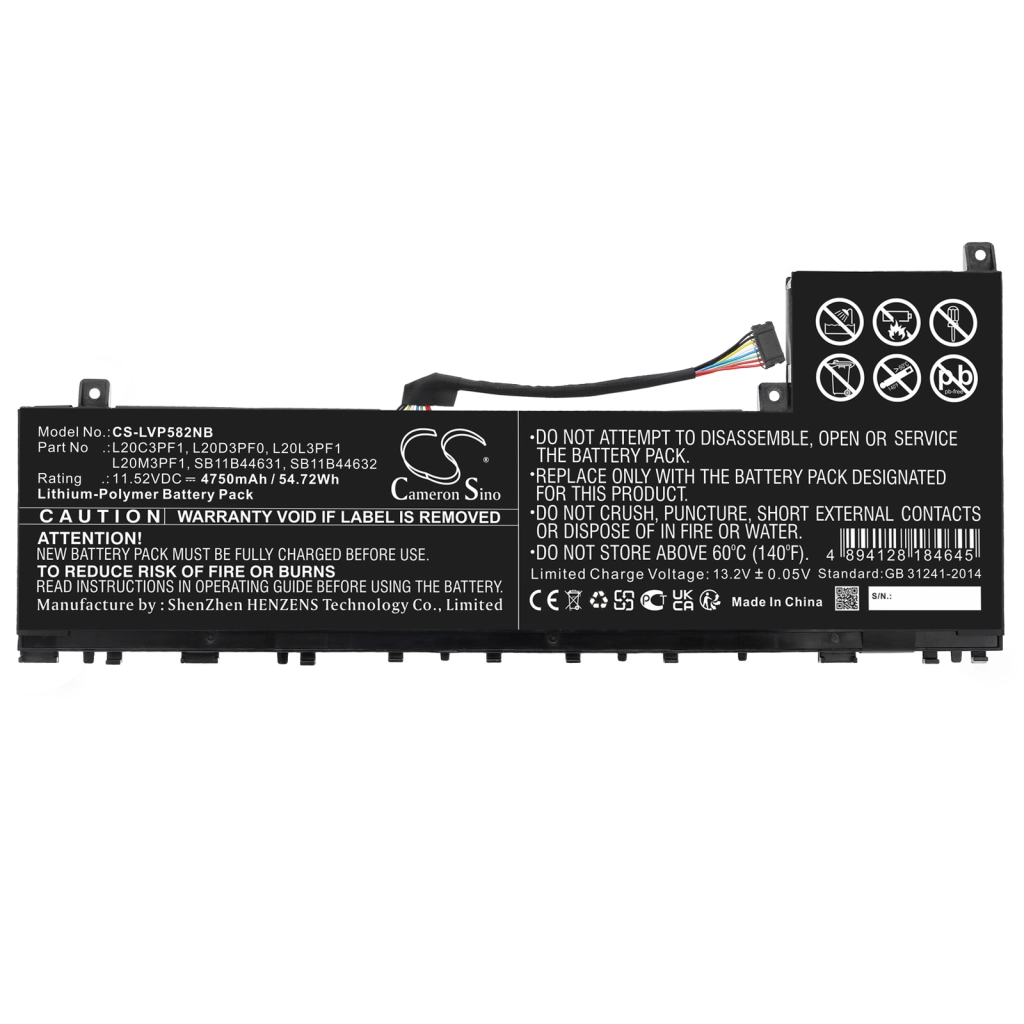 Batterie Sostituisce L20C3PF1