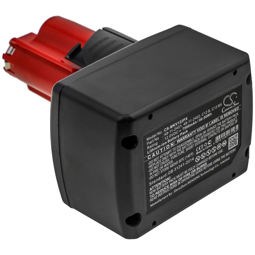 Batteria industriale Milwaukee M12 BPP2D-402B