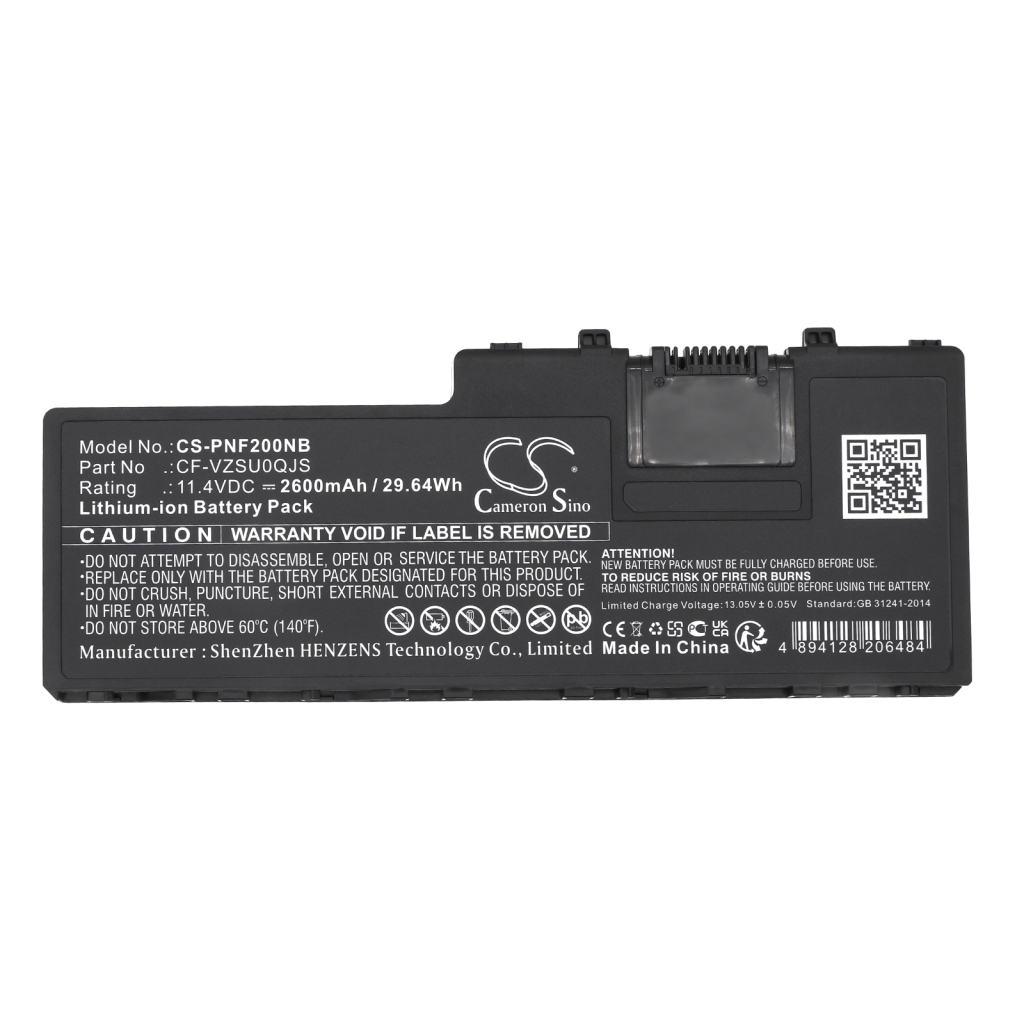 Batterie Sostituisce CF-VZSU0QJS