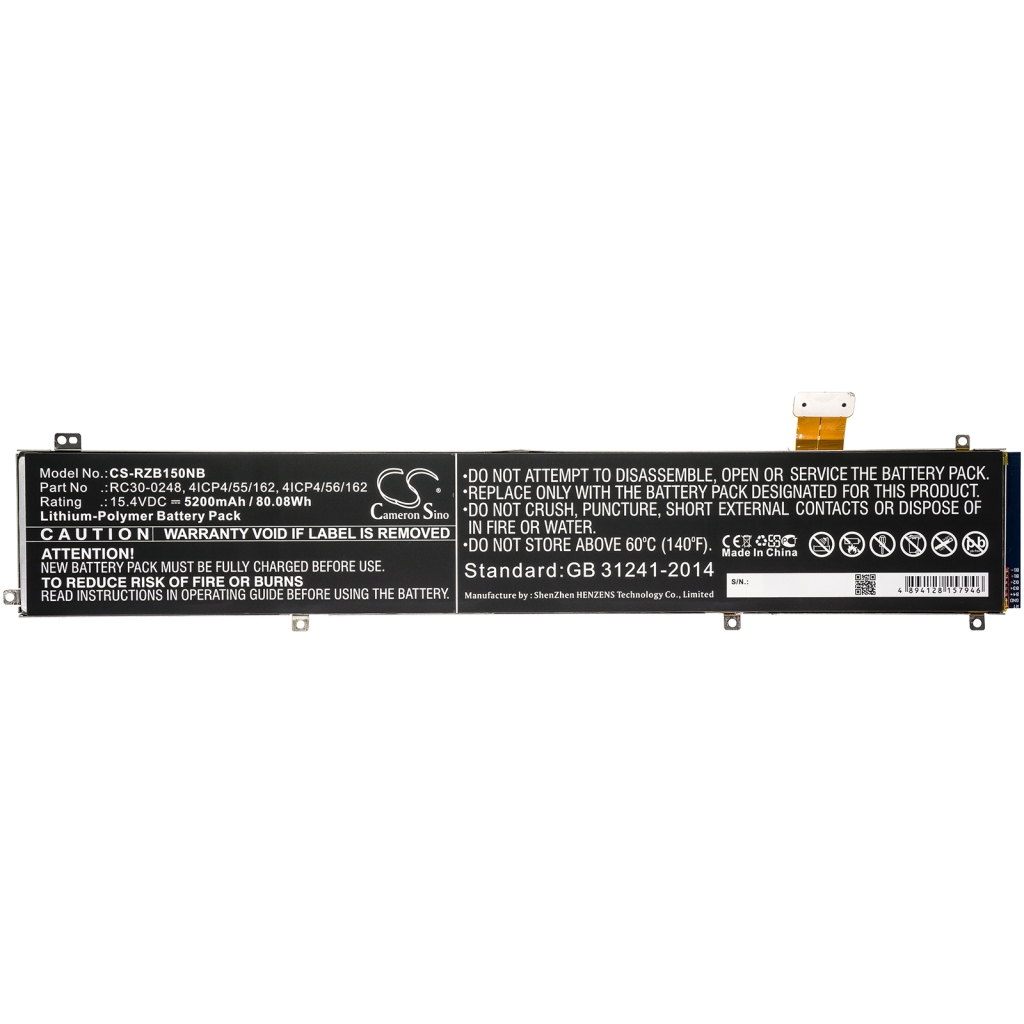 Batterie Sostituisce RC30-0248