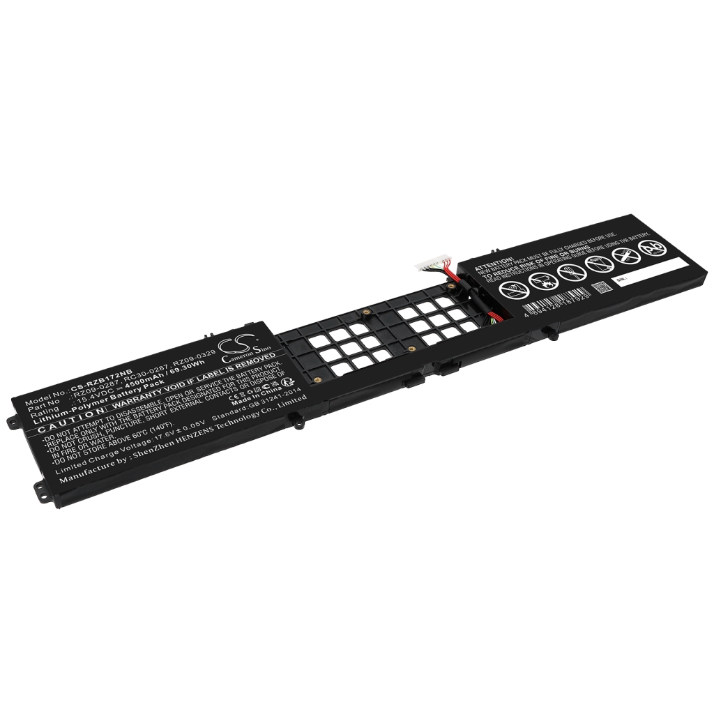Batterie Sostituisce RZ09-0329
