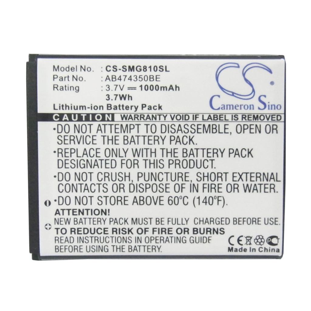 Batteria del telefono cellulare Samsung B5722 Duos