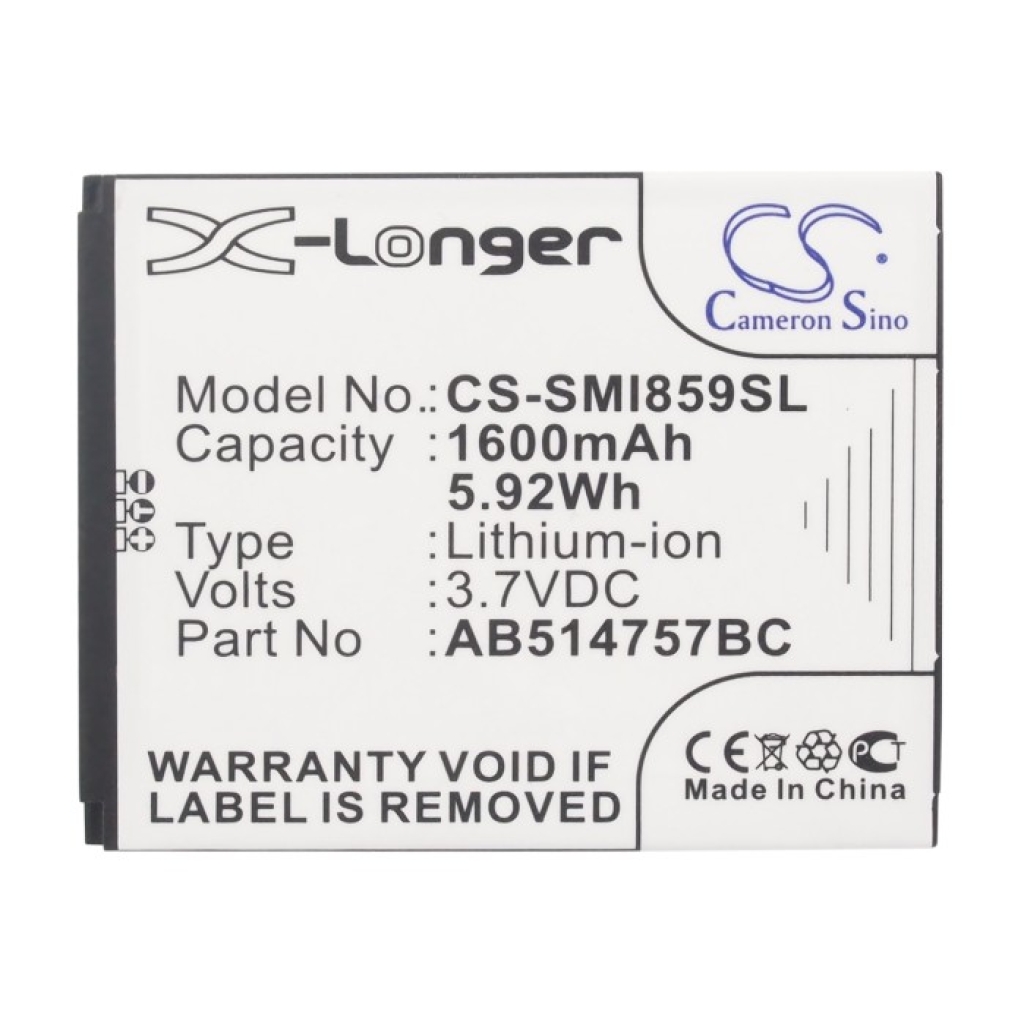 Batterie Sostituisce AB514757BC