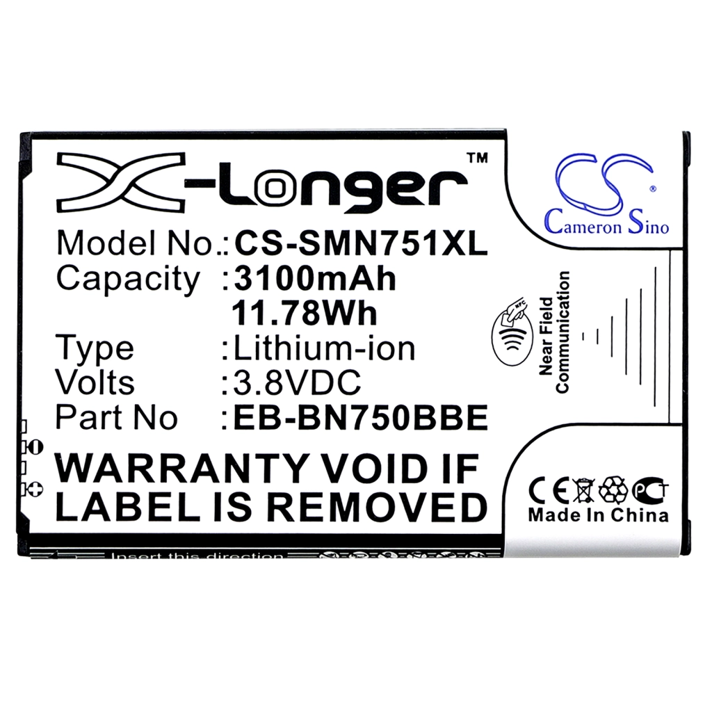 Batteria del telefono cellulare Samsung SM-N7507