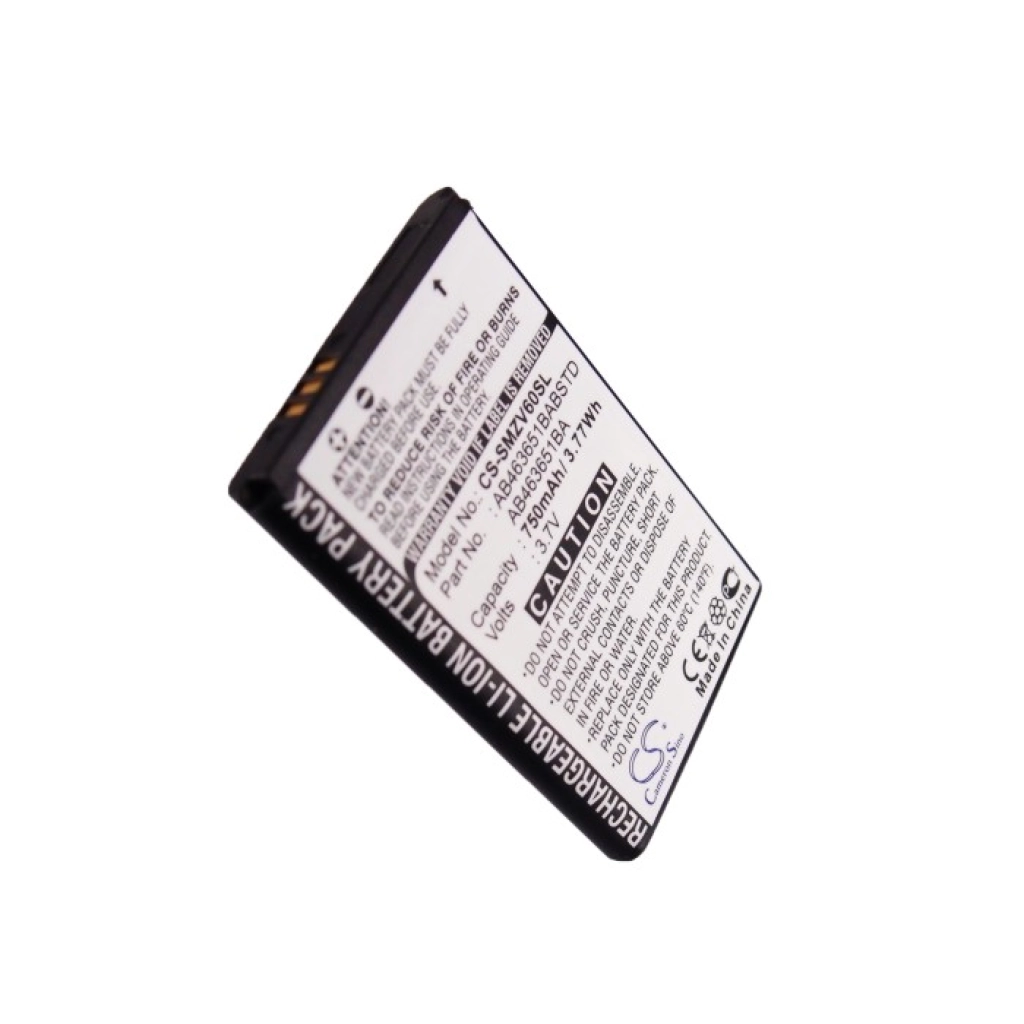 Batteria del telefono cellulare Samsung SGH-S7220 (CS-SMZV60SL)